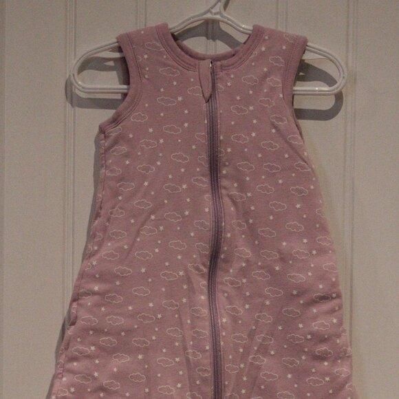 2/$20 🏷 Basics Purple Cloud Sleep Sack Size 0-6m - Picture 2 of 3